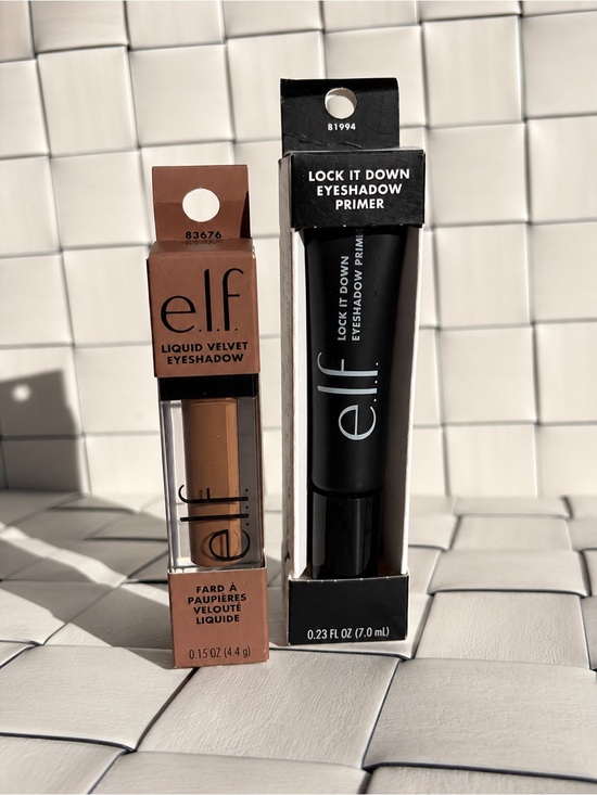 ELF Other - NEW e.l.f. Liquid Velvet Eyeshadow + Lock It Down Primer Bundle